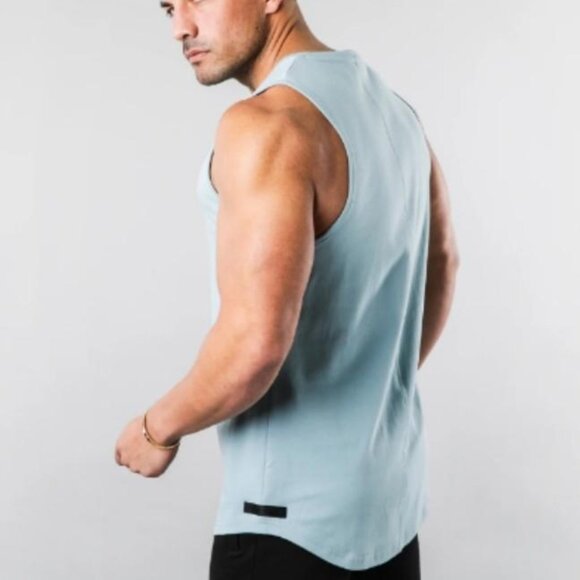 Alphalete Men's LUX V2 Blue Summit Cutoff Tank - Large - Picture 2 of 9
